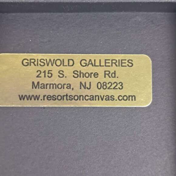 "Shipwreck" Print Black Frame Signed by Artist Scott Griswold - Picture 5 of 7